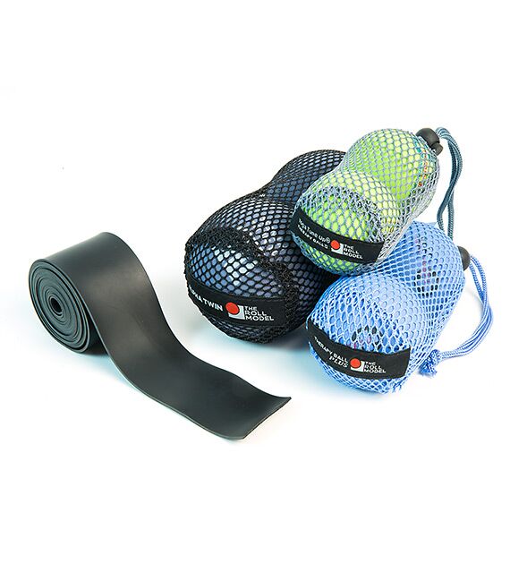 This special mobility pack contains Tune-Up Balls (small, medium, and Alpha) along with tissue floss to treat sports injuries
